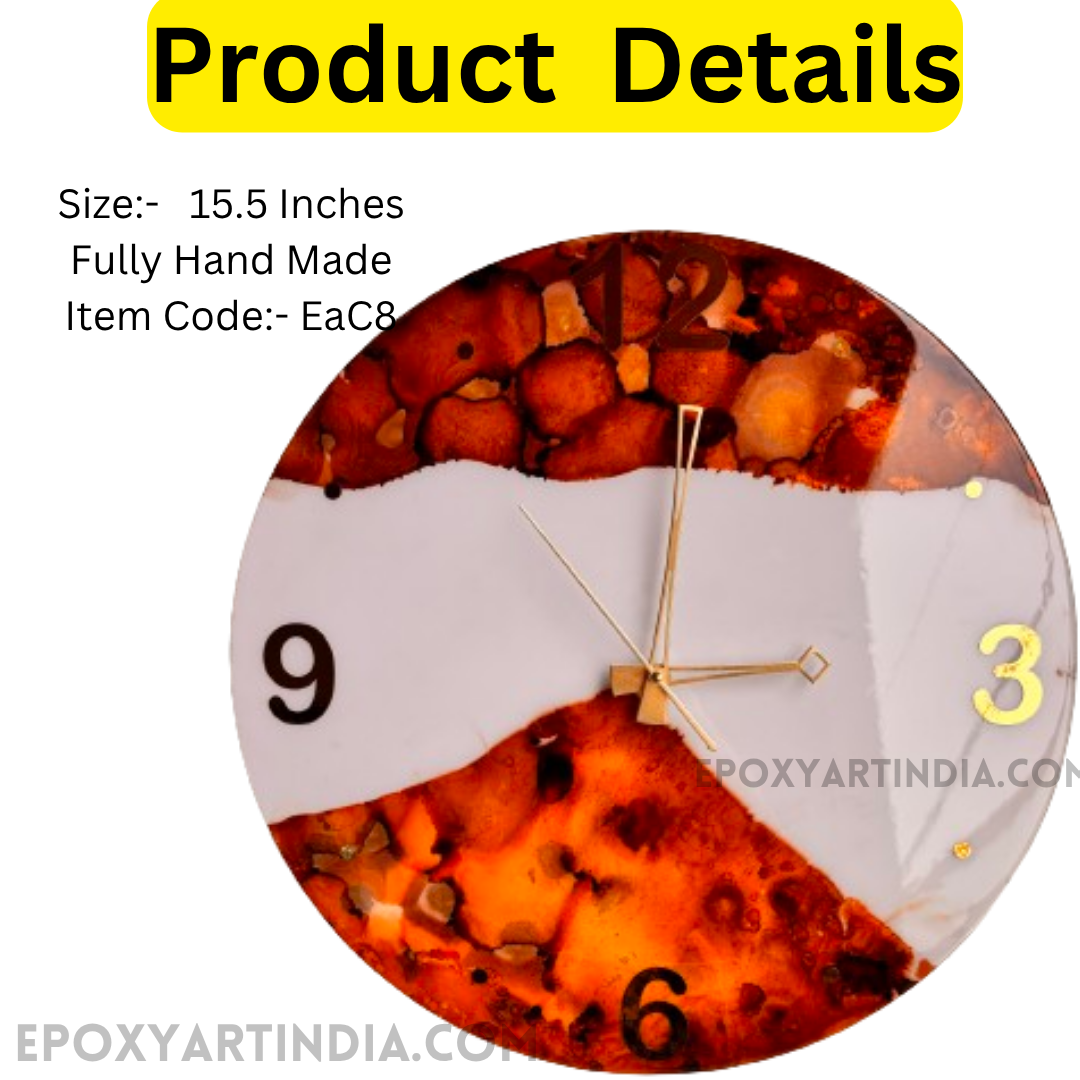 Multi color hand made wall Clock|Home|office|bedroom| EAC8