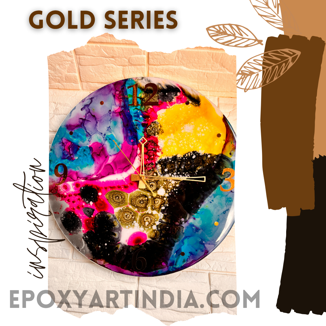 Multi color hand made wall Clock|Home|office|bedroom| EAC37