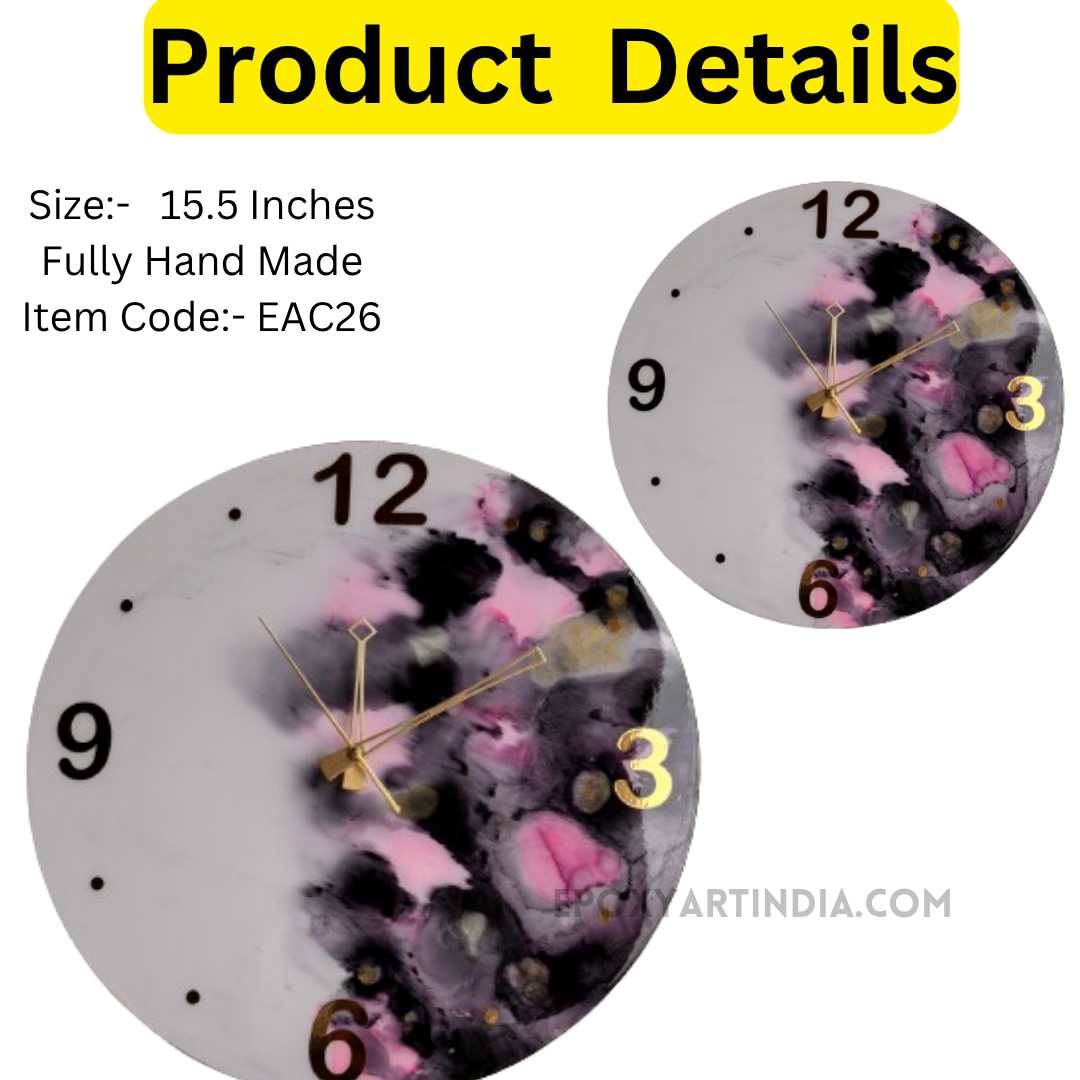 Multi color hand made wall Clock|Home|office|bedroom| EAC26