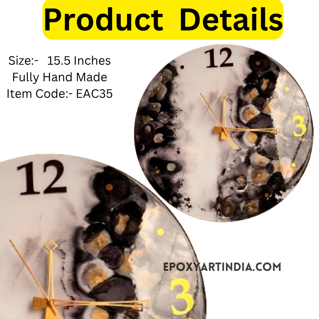 Multi color hand made wall Clock|Home|office|bedroom| EAC35