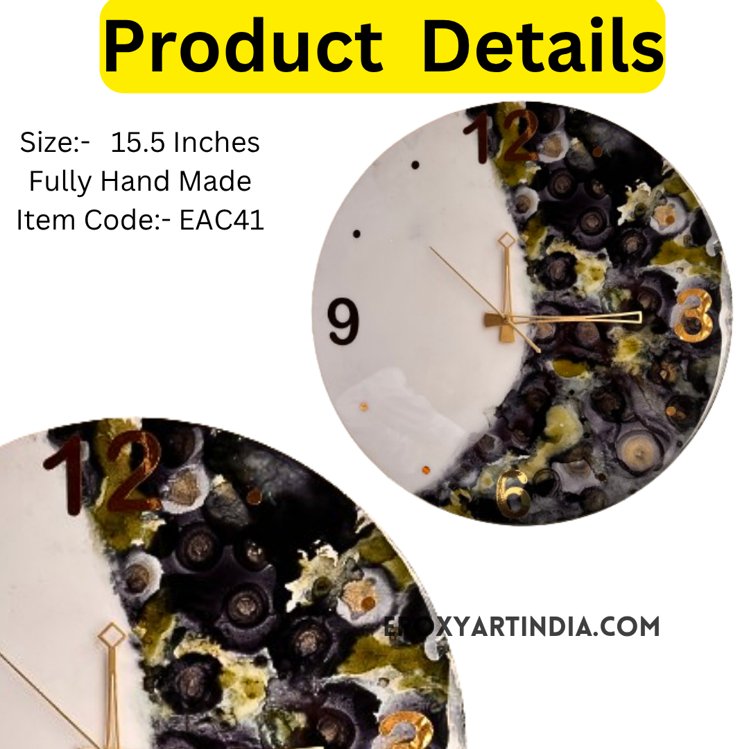 Multi color hand made wall Clock|Home|office|bedroom| EAC41