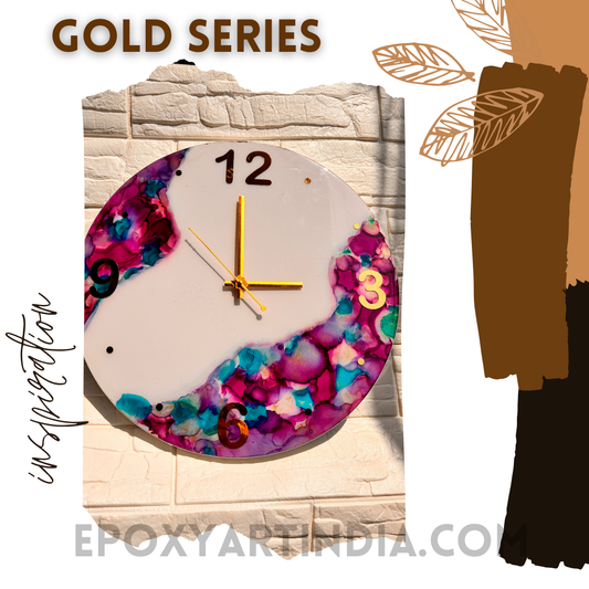 Multi color hand made wall Clock|Home|office|bedroom| EAC6