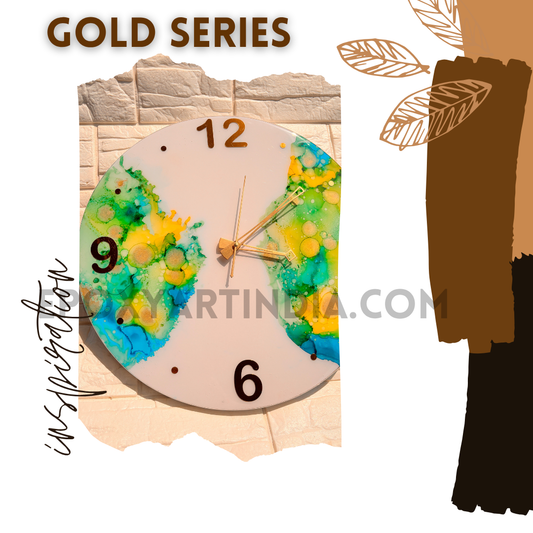 Multi color hand made wall Clock|Home|office|bedroom| EAC9