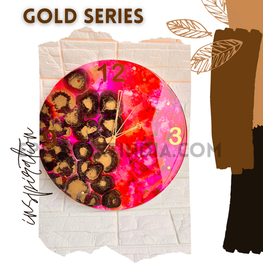 Multi color hand made wall Clock|Home|office|bedroom| EAC11