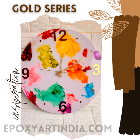 Multi color hand made wall Clock|Home|office|bedroom| EAC16