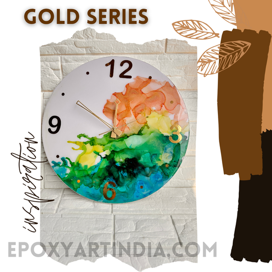 Multi color hand made wall Clock|Home|office|bedroom| EAC22