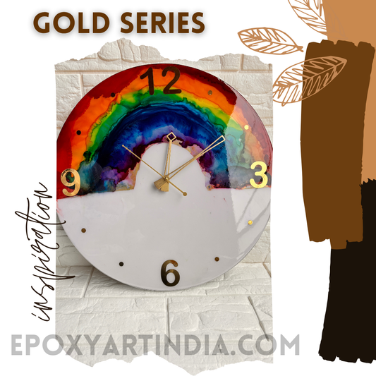 Multi color hand made wall Clock|Home|office|bedroom| EAC27