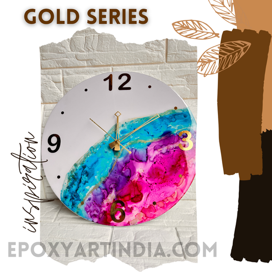 Multi color hand made wall Clock|Home|office|bedroom| EAC28