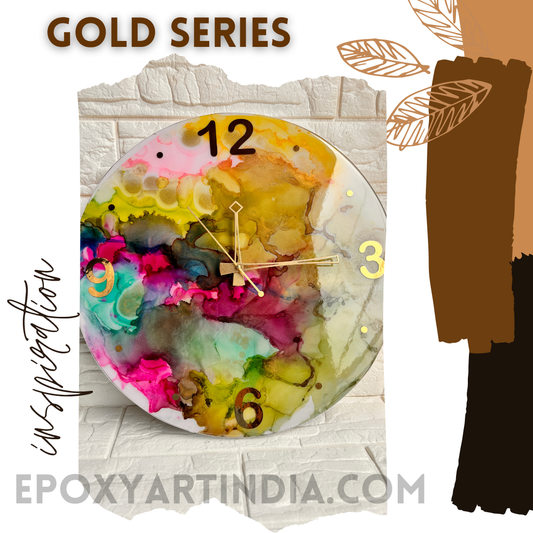 Multi color hand made wall Clock|Home|office|bedroom| EAC30