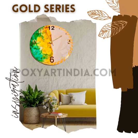 Multi color hand made wall Clock|fome|office|bedroom| EA3