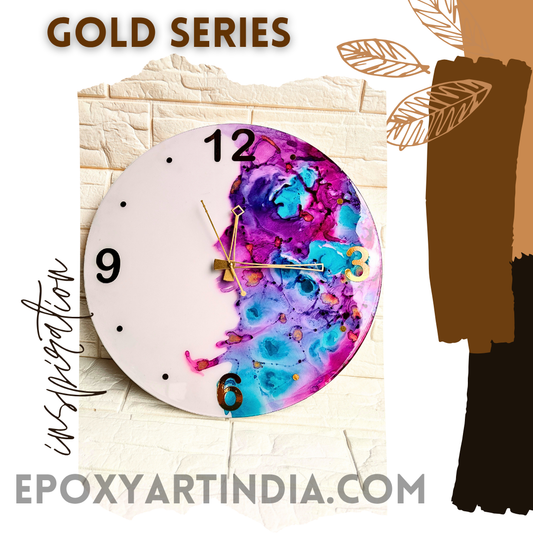 Multi color hand made wall Clock|Home|office|bedroom| EAC32