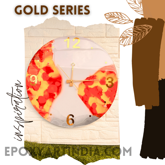 Multi color hand made wall Clock|Home|office|bedroom| EAC34