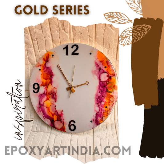 Multi color hand made wall Clock|Home|office|bedroom| EAC39