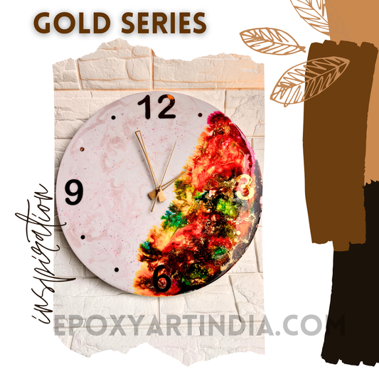 Multi color hand made wall Clock|Home|office|bedroom| EA4