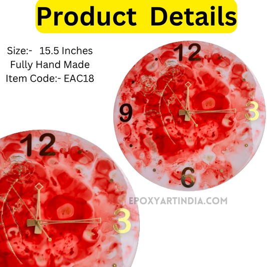 Multi color hand made wall Clock|Home|office|bedroom| EAC18
