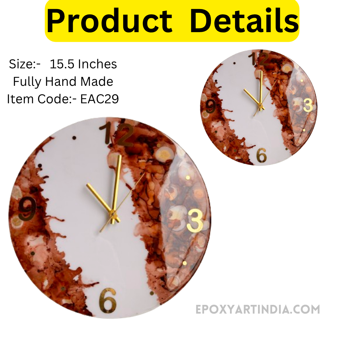 Multi color hand made wall Clock|Home|office|bedroom| EAC29